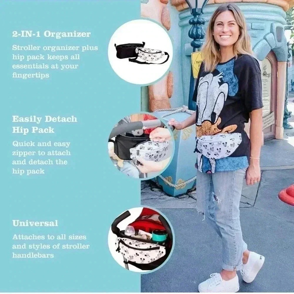 Disney Baby Stroller Organizer/ Waist Bag - Picture 3 of 7